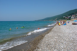 Пляж Лазаревское.